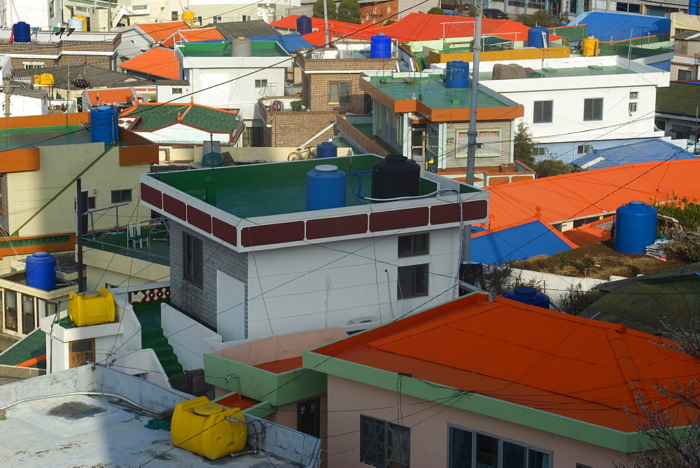 Typical houses at Geoje-Do, South Korea, Asia