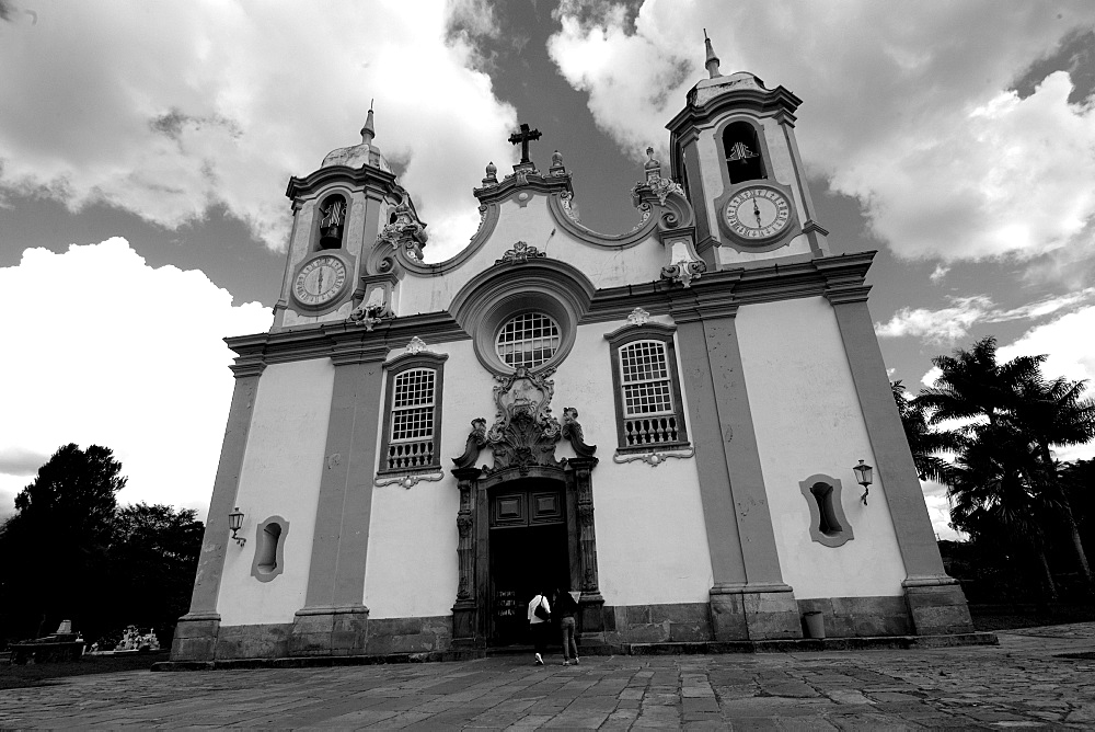 St. Anthony Church, main colonial building at Tiradentes, Minas Gerais, Brazil, South America