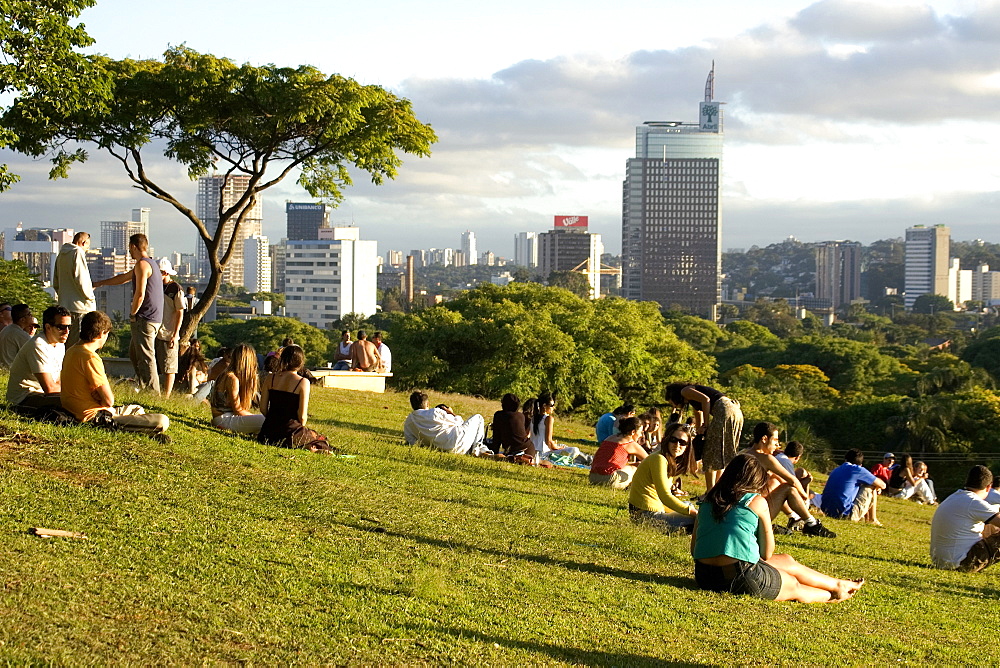 Sunset Square at Sao Paulo, Brazil, South America