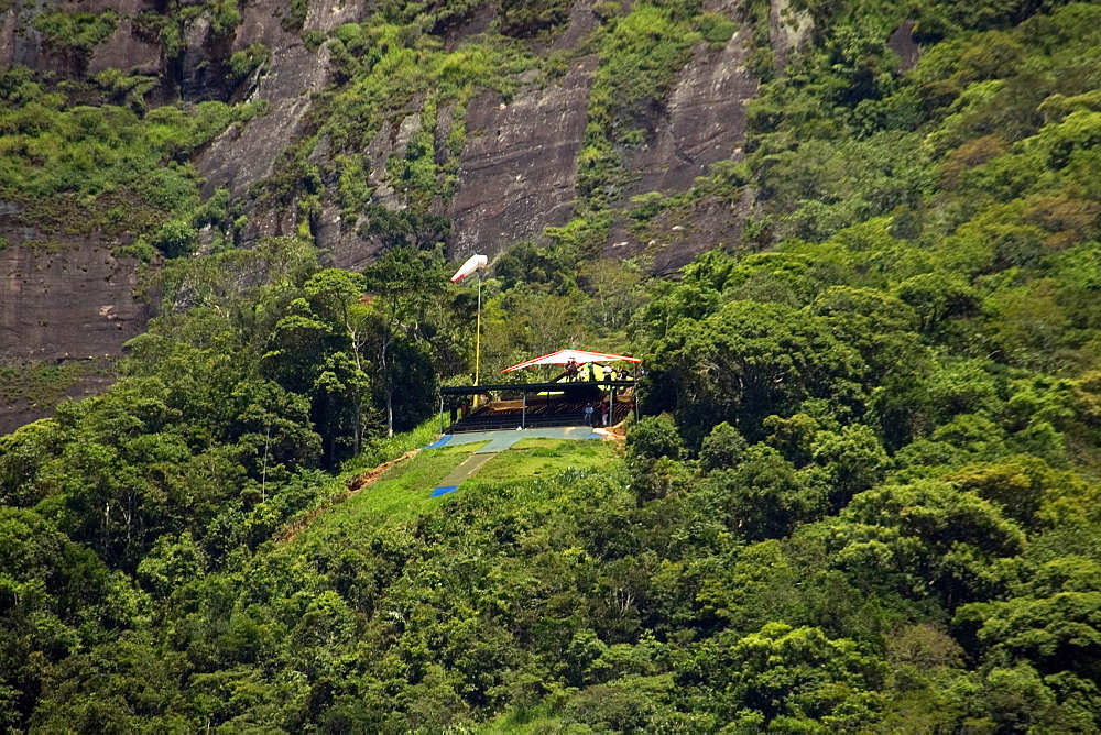 Handgliding course at Gavea Rock, Rio de Janeiro, Brazil, South America