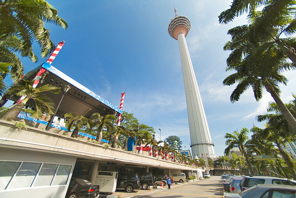 Kuala Lumpur Tower (Menara Kuala Lumpur, KL Tower), 421m. Kuala Lumpur, Selangor, Malaysia, Asia