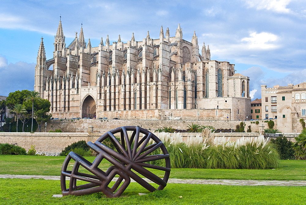 La Seu / Saint Mary of Valencia Cathedral. Palma De Mallorca, Mallorca, Spain, Europe