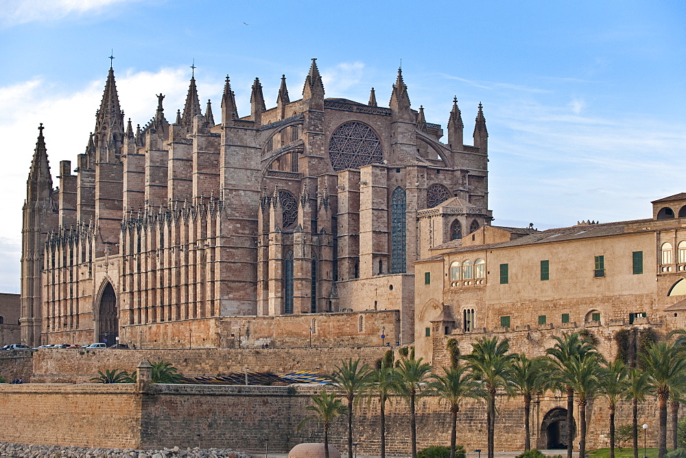 La Seu / Saint Mary of Valencia Cathedral. Palma De Mallorca, Mallorca, Spain, Europe