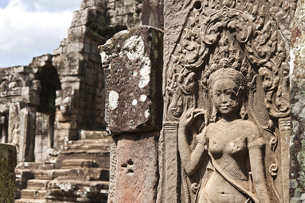 The Bayon, Angkor Thom, Angkor, UNESCO World Heritage Site, Siem Reap, Cambodia, Indochina, Southeast Asia, Asia 