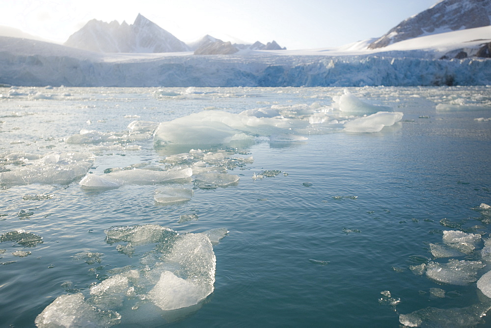 Icescape. Longyearbyne, Svalbard, Norway