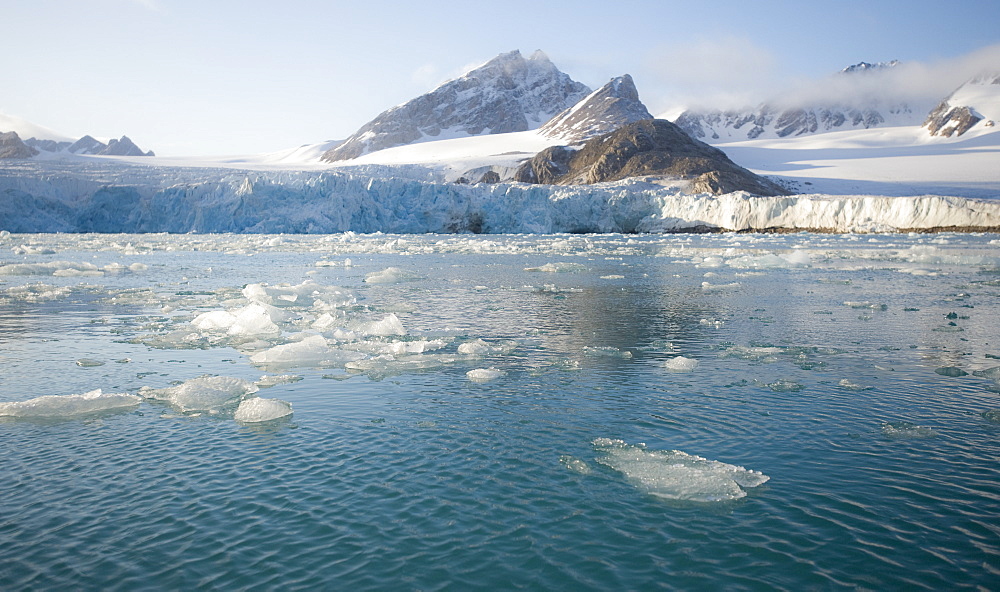 Icescape. Longyearbyne, Svalbard, Norway