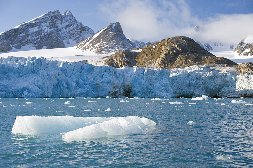 Glacier face. Longyearbyne, Svalbard, Norway