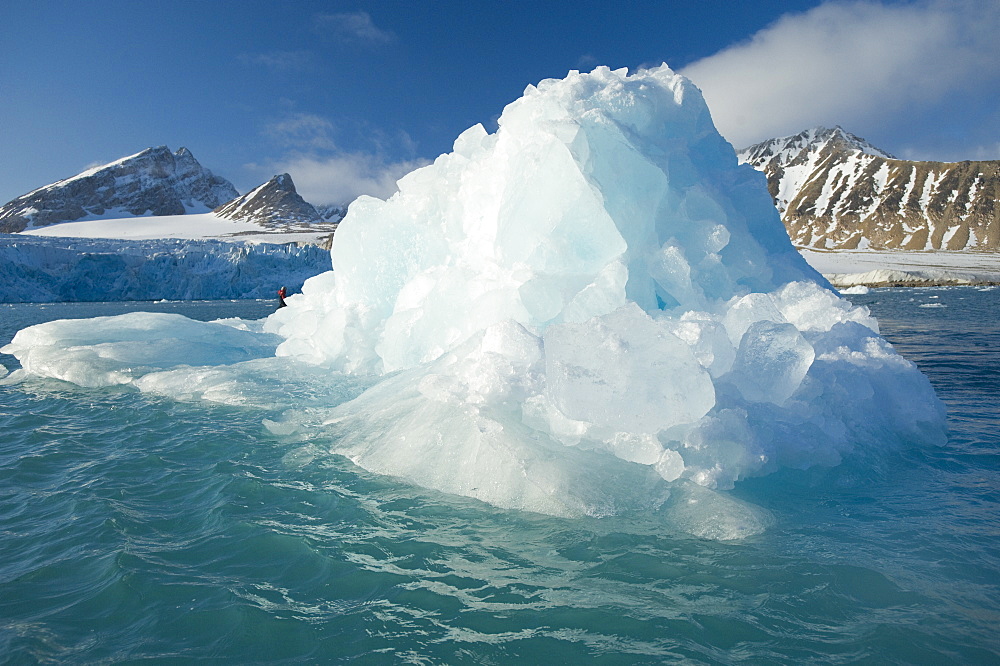 Iceberg formation. Longyearbyne, Svalbard, Norway