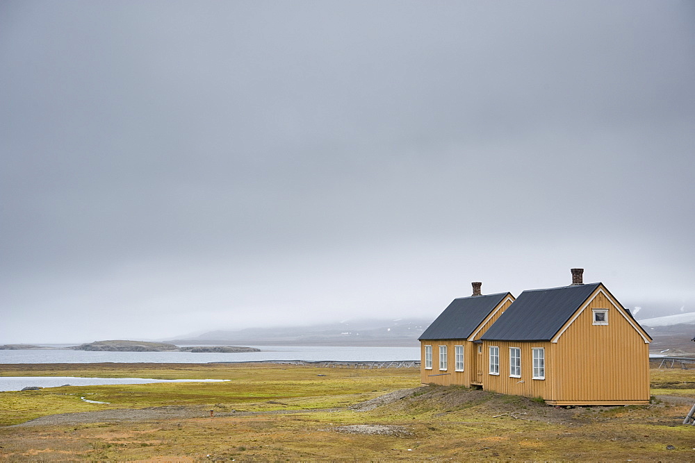 Most Northern permenant settlement. Ny-Alesund, Svalbard, Norway