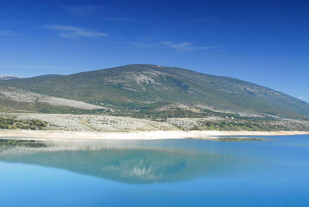 reservoir, dam, mountains, alps, swimming, limestone. Zagreb, Croatia