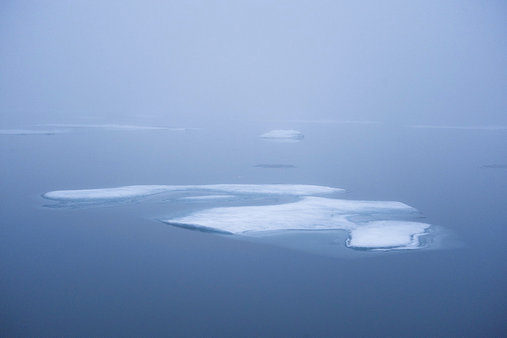 Fragmented Ice. Longyearbyen, Far Northern Ice Sheets, Svalbard, Norway