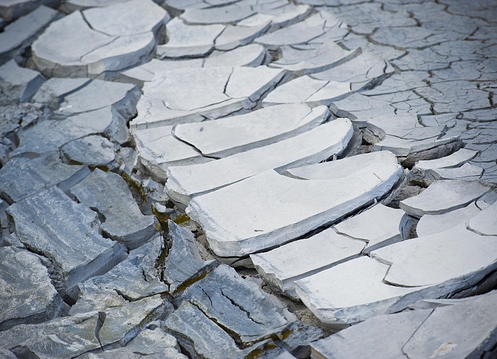 2008 Uzon Valley Vista, geothermal ground, 2008, Water table, mud flats, sulphuric mud, volcanic mud, geothermal surface. Valley Of Uzon, Valley of Geysers, Petroavlovsk, Russia, Asia