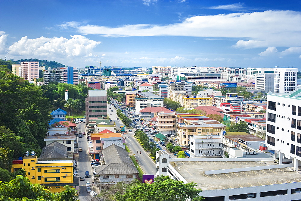 City Centre Vista.  Kota Kinabalu, Sabah, Borneo, Asia