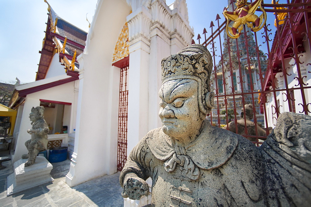 Wat Arun, Temple statue,  Bangkok,  Thailand ,  Asia