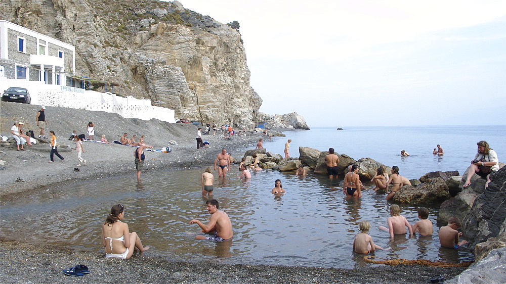 Embros Thermal springs on the Island of Kos. Greece