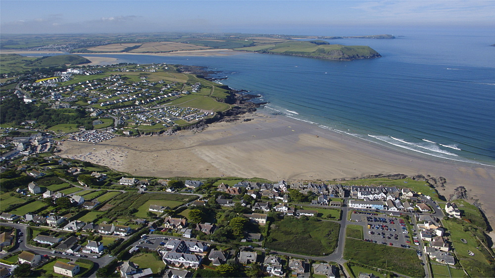 Polzeath Cornwall.. Cornwall, UK