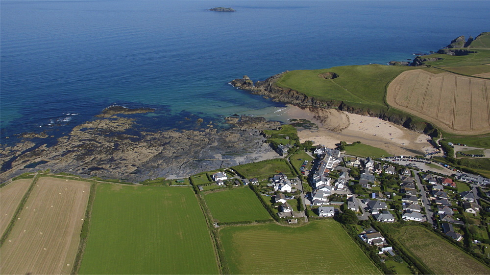 Trevone Bay. Cornwall, UK