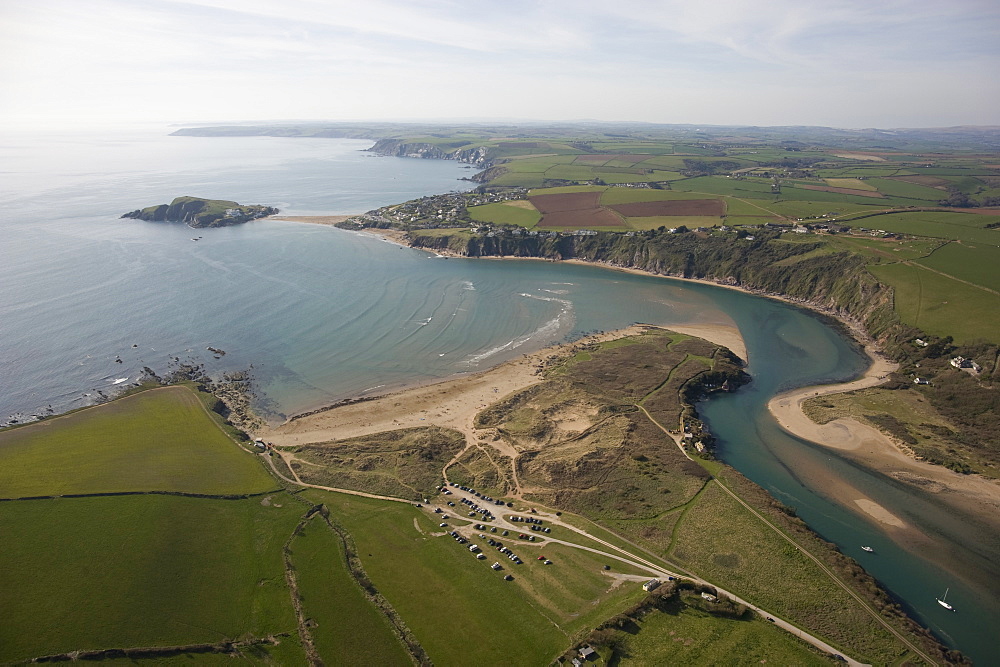 Burgh Island and Bigbury on Sea. Devon UK