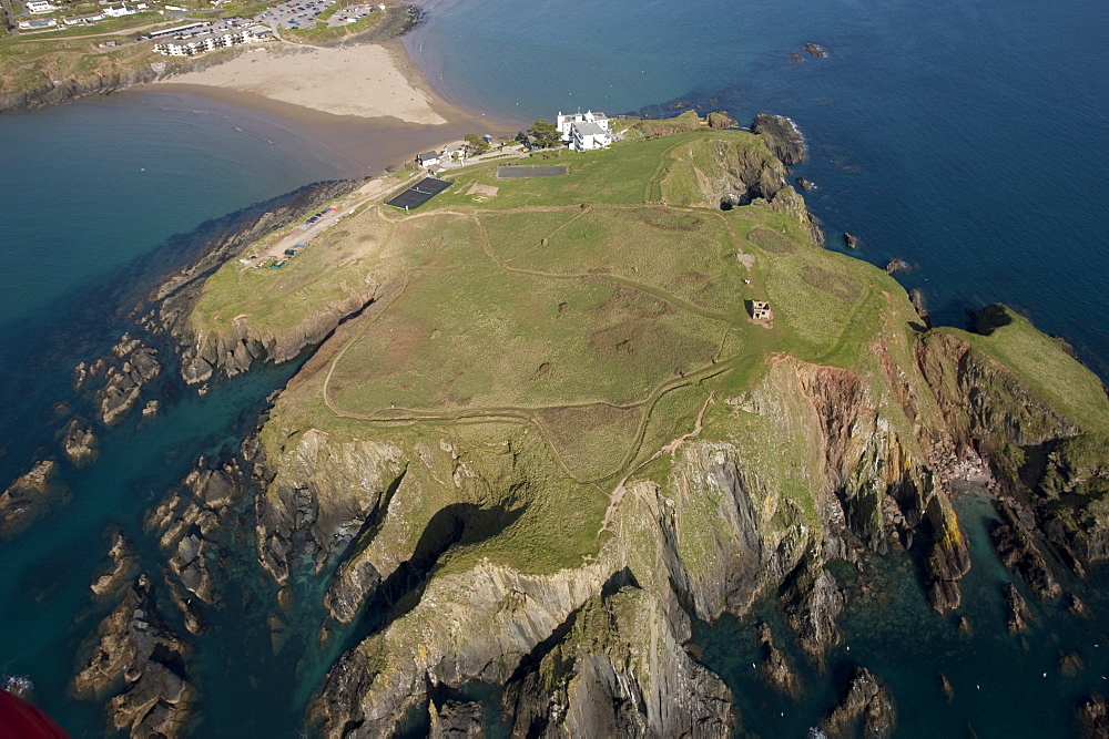 Burgh Island and Bigbury on Sea. Devon UK