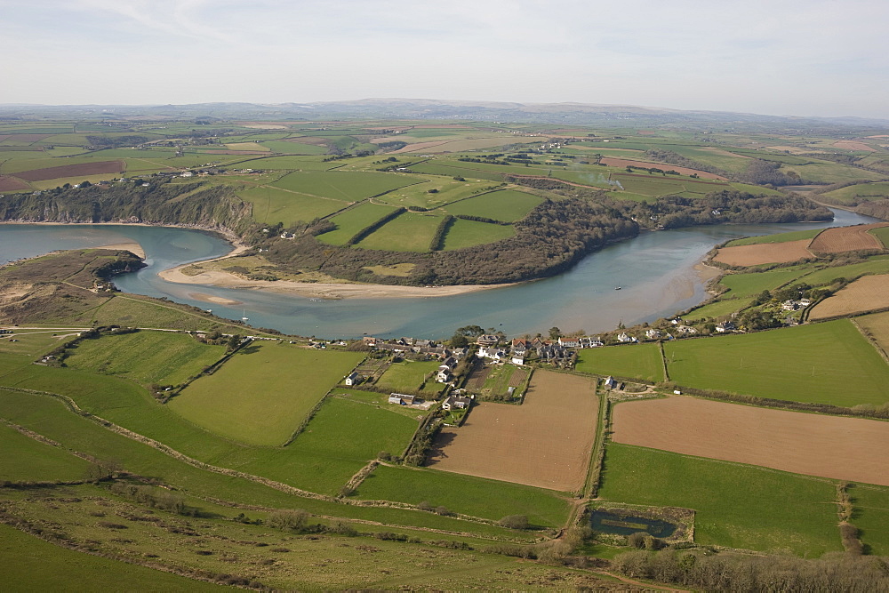 Burgh Island and Bigbury on Sea. Devon UK