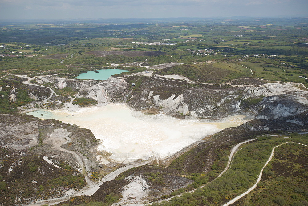 Clay pit, St. Austell, Cornwall, England, United Kingdom, Europe 