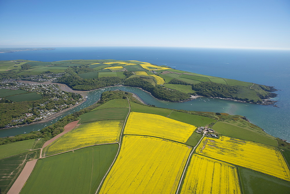 Newton Ferries showing Newton Creeks. Devon. UK