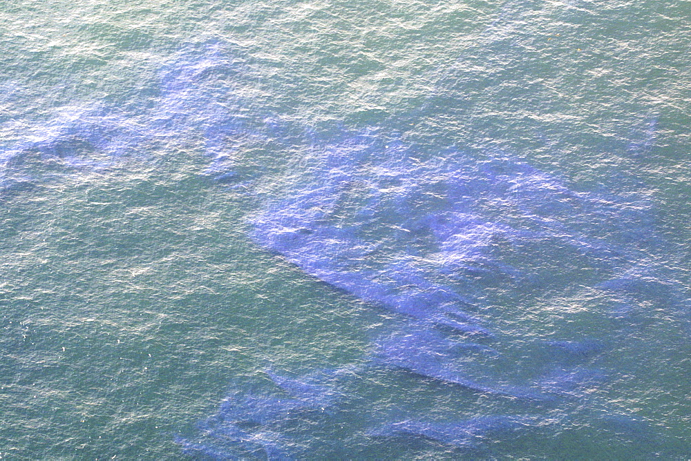 Aerial view of algae bloom. Great South Channel of Chatham, MA, USA    (rr)