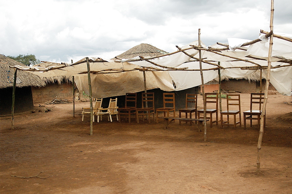 An IDP camp (internally displaced people) in Te-Tugu district of Northern Uganda has been created to accommodate the mass of Ugandan refugees fleeing the LRA (Lords Resistance Army) who are fighting the Ugandan government and its people. Te-Tugu, Uganda, East Africa