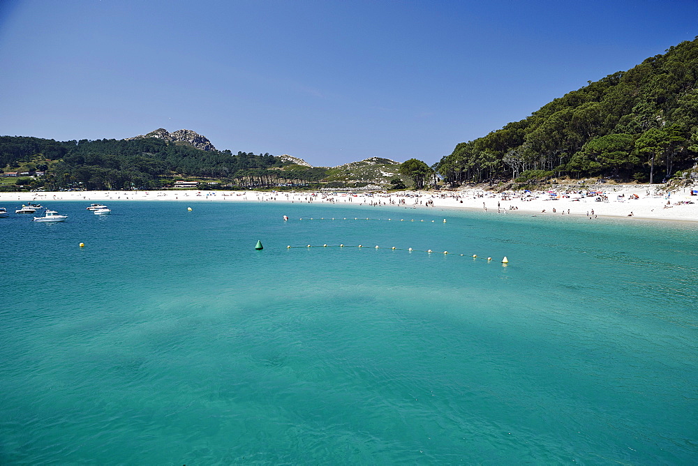 Rodas beach, Cies Islands, Galicia, Spain, Europe