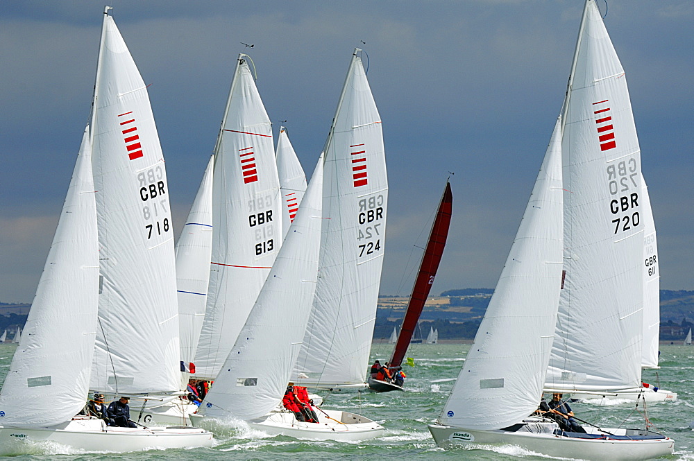 Yachts Racing at Skandia Cowes Week 2008