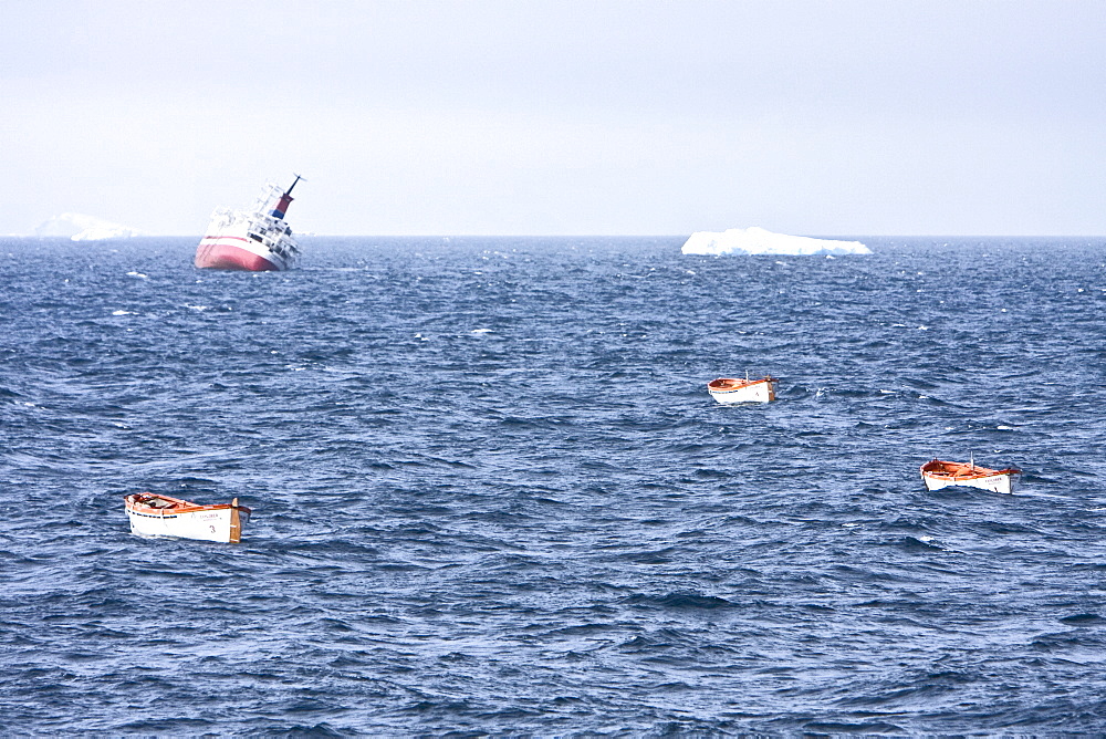 Images of the rescue of 154 people from the sinking expedition ship Explorer in Antarctica