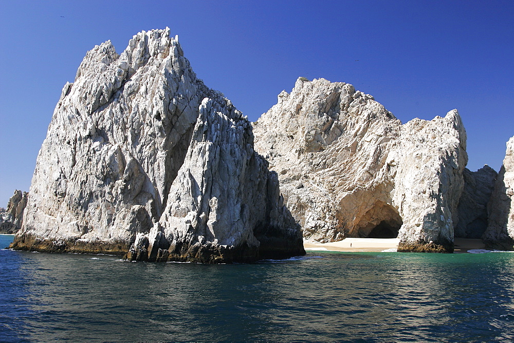 Land's end (finisterra), the famous tip of Baja in Cabo San Lucas, Baja, Mexico.