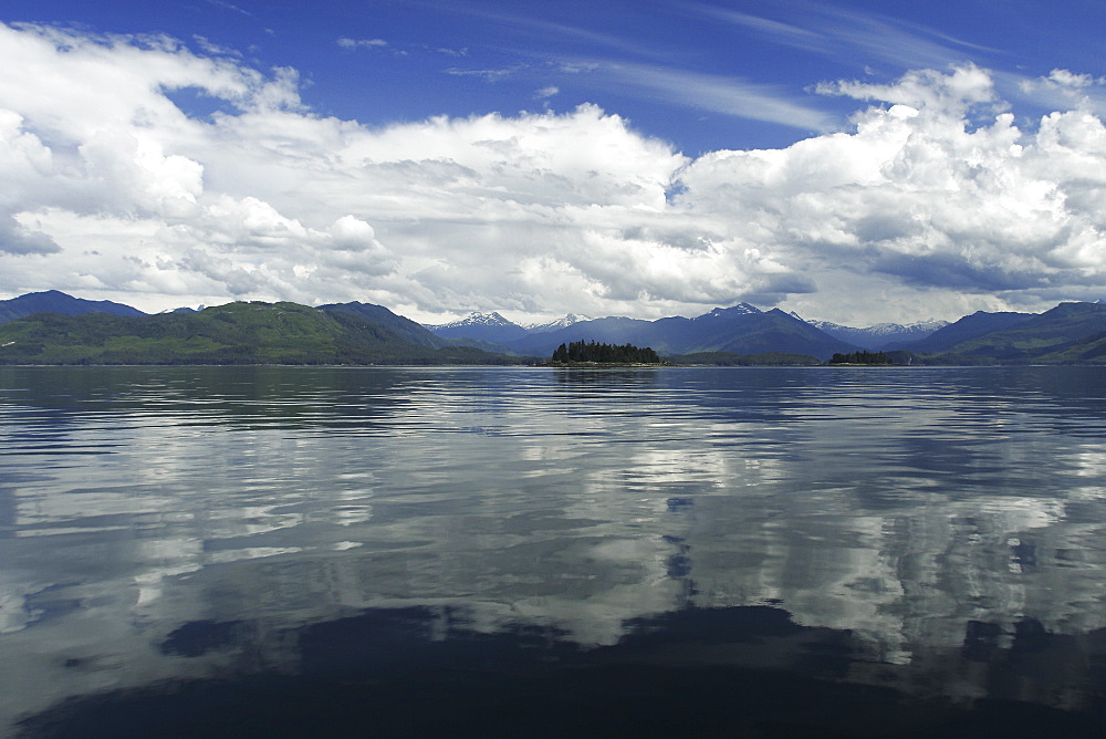 Baranof Island detail in Southeast Alaska, USA. Pacific Ocean.