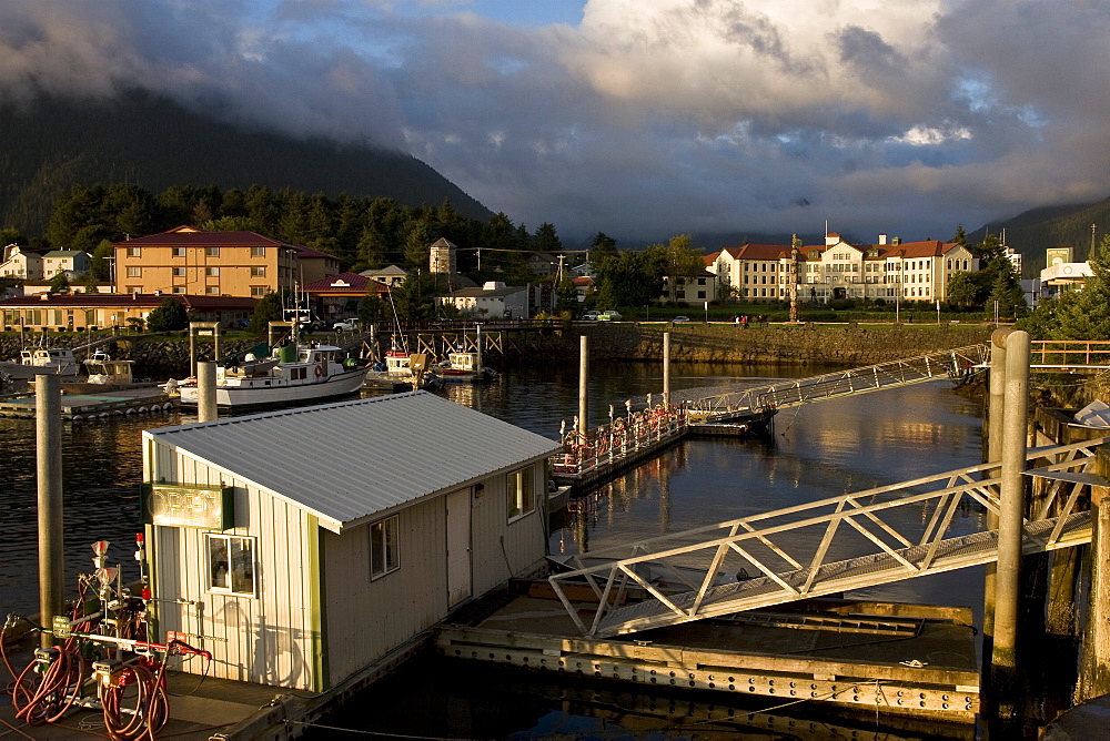 A view of the Alaska Pioneers Home in downtown Sitka, Alaska. No property release.