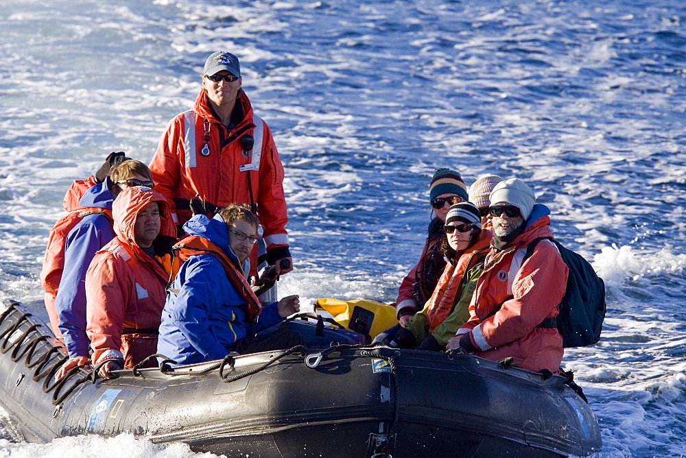 Natural history staff from the Lindblad Expedition ship National Geographic Endeavour doing various things in and around the Antarctic Peninsula