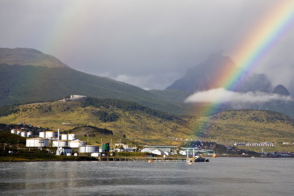 Views of the town of Ushuaia, Argentina