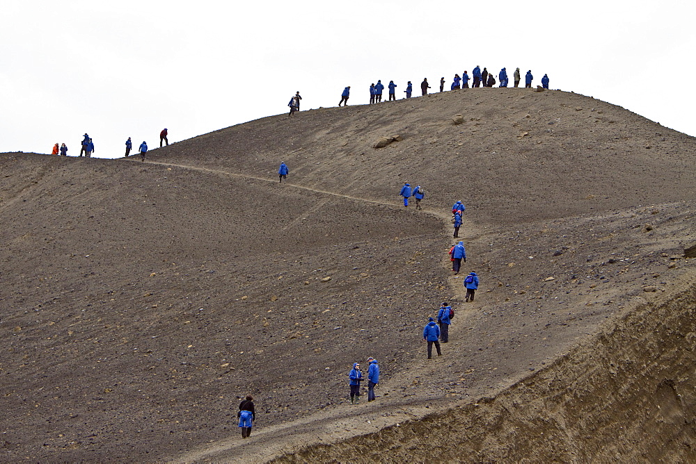 Views of Deception Island, an island in the South Shetland Islands off the Antarctic Peninsula