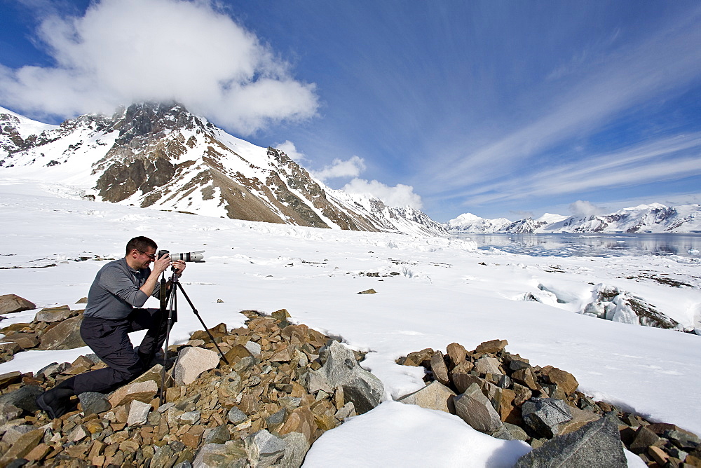 Guests from the Lindblad Expedition ship National Geographic Explorer, Antarctica