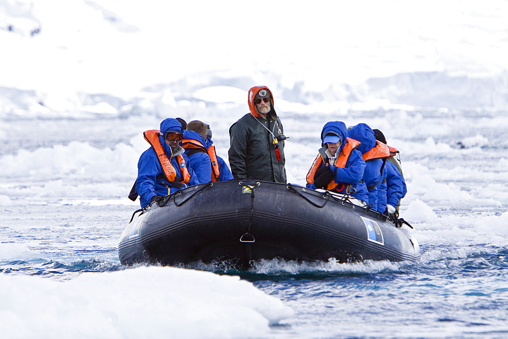 Natural history staff from the Lindblad Expedition ship National Geographic Explorer doing various things in and around the Antarctic Peninsula