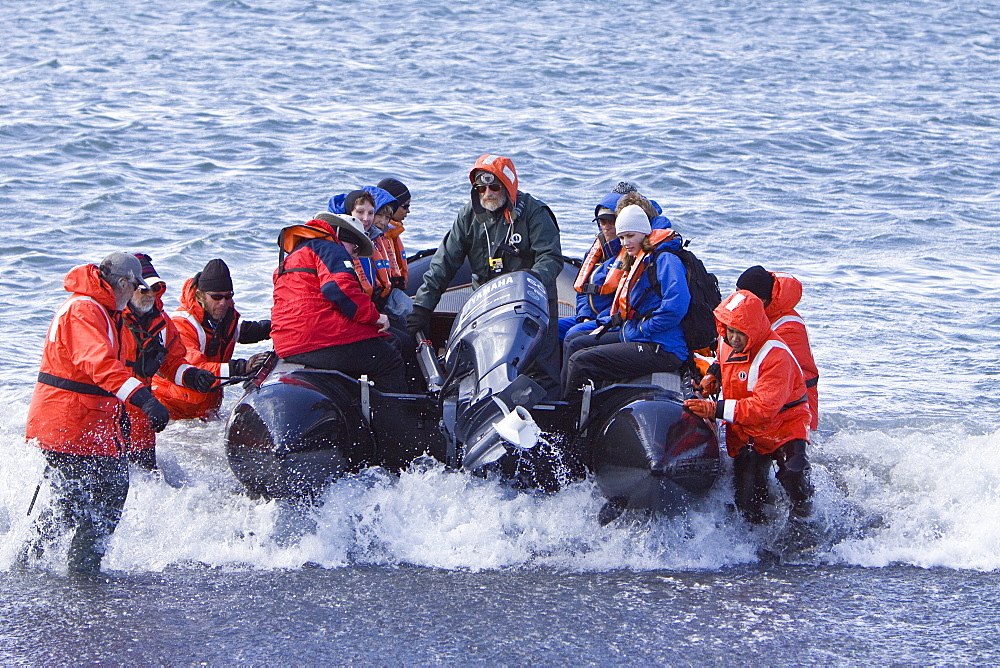 Natural history staff from the Lindblad Expedition ship National Geographic Explorer doing various things in and around the Antarctic Peninsula