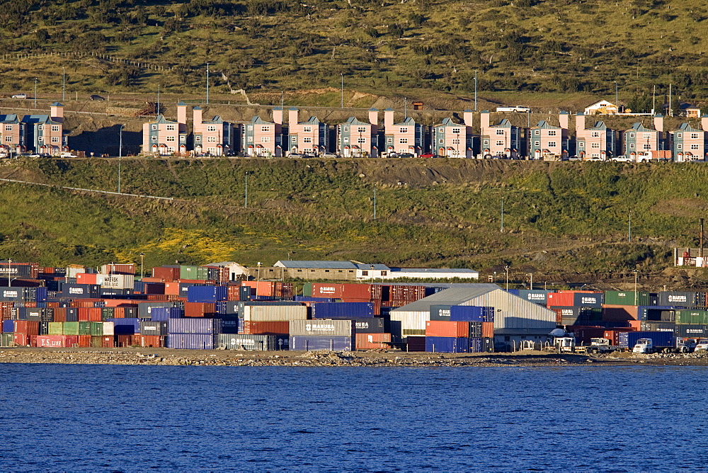 Views of the town of Ushuaia, Argentina