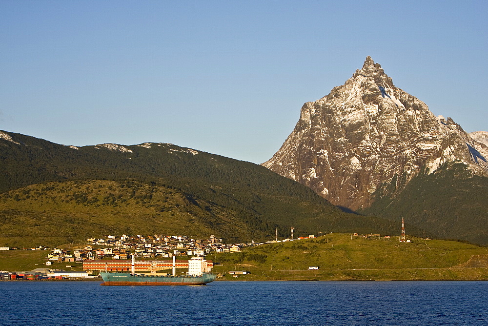 Views of the town of Ushuaia, Argentina