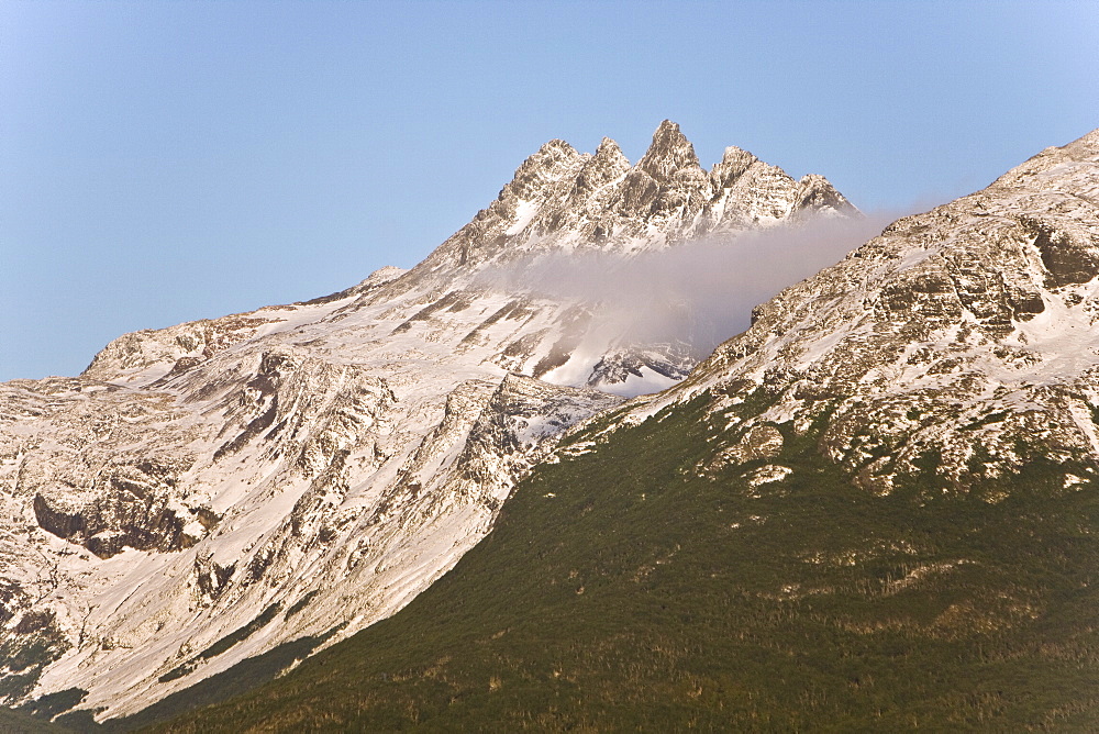 Views of the town of Ushuaia, Argentina