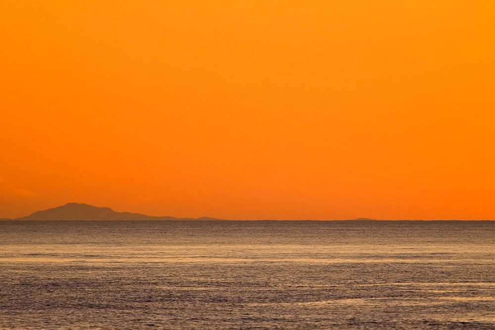 Sunrise/sunset in the Gulf of California (Sea of Cortez), Mexico.