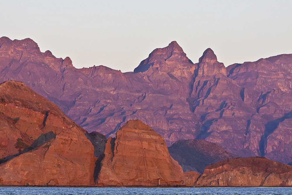 Sunrise on  Isla Danzante in the Gulf of California (Sea of Cortez), Baja California Sur, Mexico. 