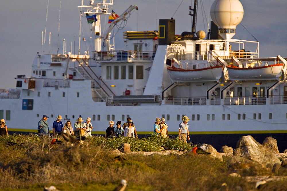 Lindblad Expeditions Guests doing fun and exciting things in the Galapagos Island Archipeligo, Ecuador. No model releases.