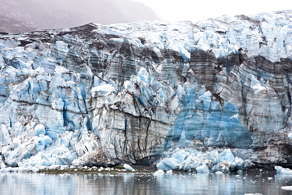 Lamplugh Glacier in Glacier Bay National Park, southeast Alaska, USA