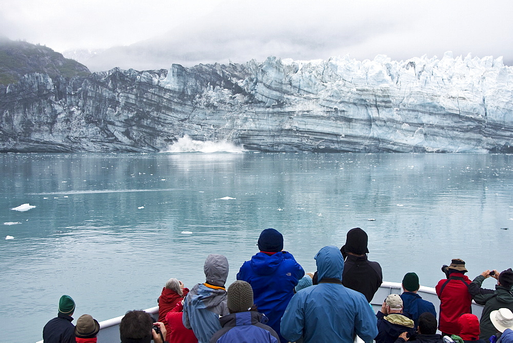 Lamplugh Glacier in Glacier Bay National Park, southeast Alaska, USA