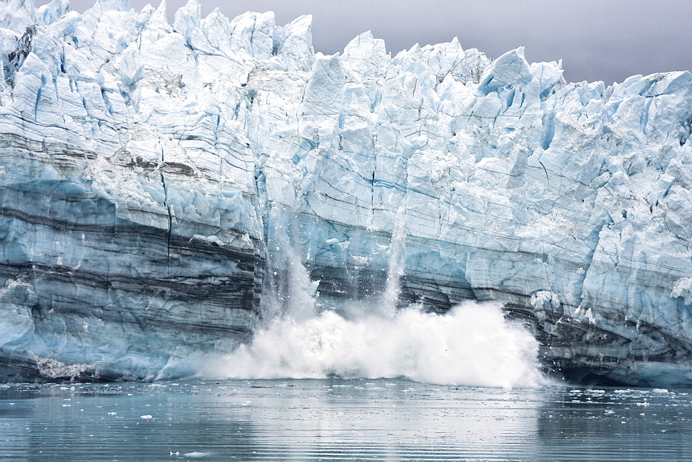 Lamplugh Glacier in Glacier Bay National Park, southeast Alaska, USA