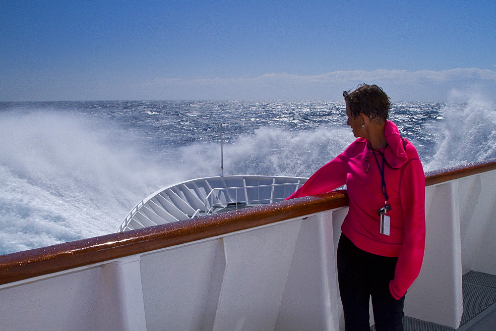 The Lindblad Expedition Ship National Geographic Explorer operating in Antarctica in the summer months.